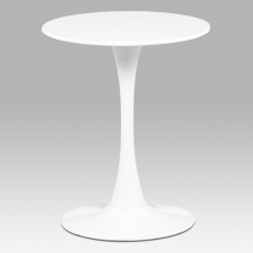 Jedálenský stôl okrúhly Klaudia, 60 cm, biela - 2