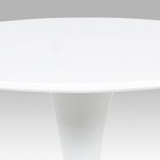 Jedálenský stôl okrúhly Klaudia, 60 cm, biela - 3