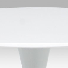 Jedálenský stôl okrúhly Klaudia, 80 cm, biela - 3
