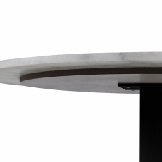 Jedálenský stôl okrúhly Tarifa, 110 cm, mramor - 7