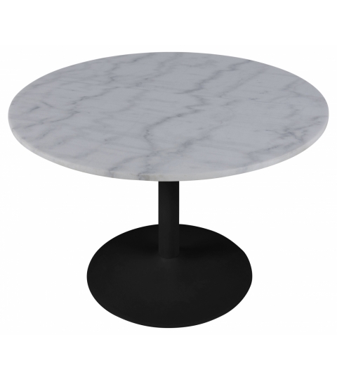 Jedálenský stôl okrúhly Tarifa, 110 cm, mramor