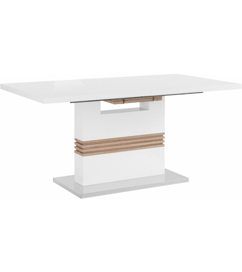 Jedálenský stôl Pavlo, 200 cm, biela