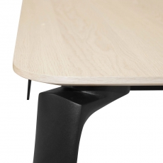 Jedálenský stôl Perfect, 200 cm, dub/čierna - 5