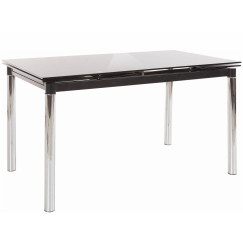 Jedálenský stôl Pipa, 200 cm, čierna
