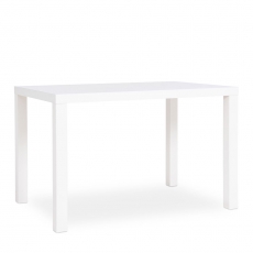 Jedálenský stôl Priscilla, 120 cm, biela lesk - 4