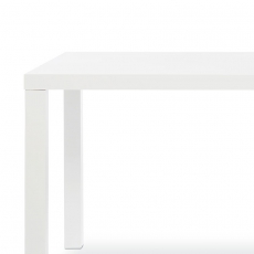 Jedálenský stôl Priscilla, 140 cm, biela lesk - 7
