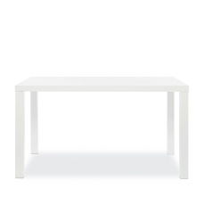 Jedálenský stôl Priscilla, 140 cm, biela lesk - 3