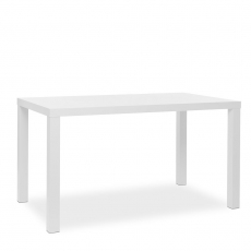 Jedálenský stôl Priscilla, 140 cm, biela mat - 4