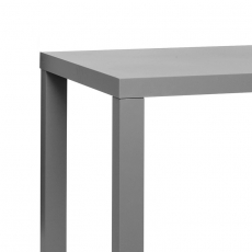 Jedálenský stôl Priscilla, 140 cm, sivá lesk - 5
