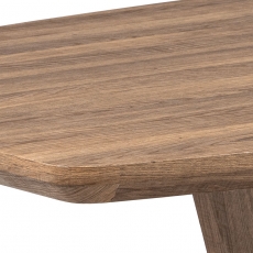Jedálenský stôl Reno, 160 cm, čierna / hnedá - 2