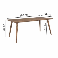 Jedálenský stôl Repa, 180 cm, masív Sheesham - 2