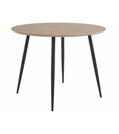 Jedálenský stôl Rex, 100 cm, dub / čierna