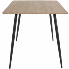 Jedálenský stôl Rex, 140 cm, dub / čierna - 3