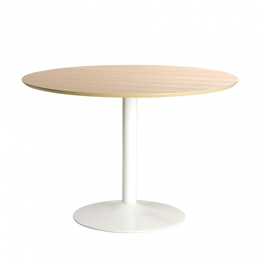 Jedálenský stôl Ronny, 110 cm, dub/biela - 1
