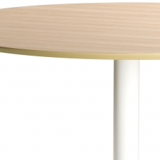 Jedálenský stôl Ronny, 110 cm, dub/biela - 2