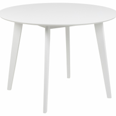 Jedálenský stôl Roxby, 105 cm, biela - 1