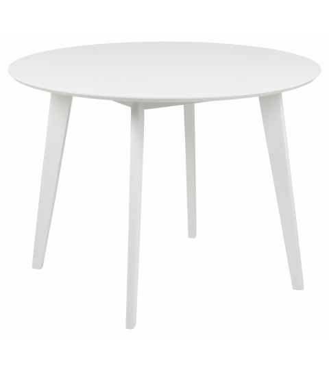 Jedálenský stôl Roxby, 105 cm, biela