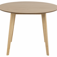 Jedálenský stôl Roxby, 105 cm, dub  - 4