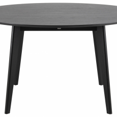 Jedálenský stôl Roxby, 140 cm, dub / čierna - 5