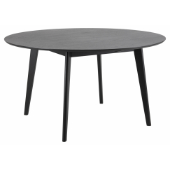 Jedálenský stôl Roxby, 140 cm, dub / čierna