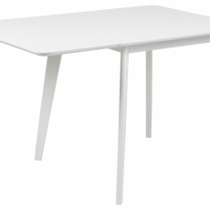Jedálenský stôl Roxby, 80-120 cm, biela - 10
