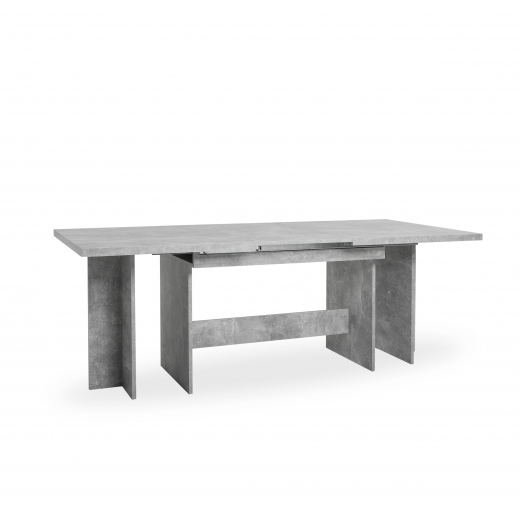 Jedálenský stôl rozkladací Ancora, 310 cm, betón - 1