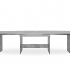 Jedálenský stôl rozkladací Ancora, 310 cm, betón - 8