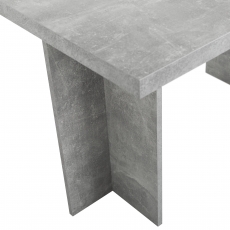 Jedálenský stôl rozkladací Ancora, 310 cm, betón - 9