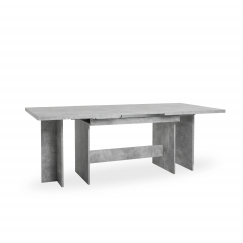 Jedálenský stôl rozkladací Ancora, 310 cm, betón