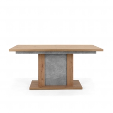Jedálenský stôl rozkladací Argo, 215 cm, betón/dub - 3