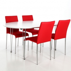 Jedálenský stôl rozkladací Ballet, 270 cm, nohy chróm - 6