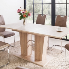 Jedálenský stôl rozkladací Brenda, 180 cm, dub - 6
