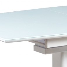 Jedálenský stôl rozkladací Daniel, 180 cm, biela - 3