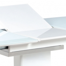 Jedálenský stôl rozkladací Daniel, 180 cm, biela - 4