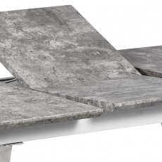 Jedálenský stôl rozkladací Durham, 160 cm, sivá - 2