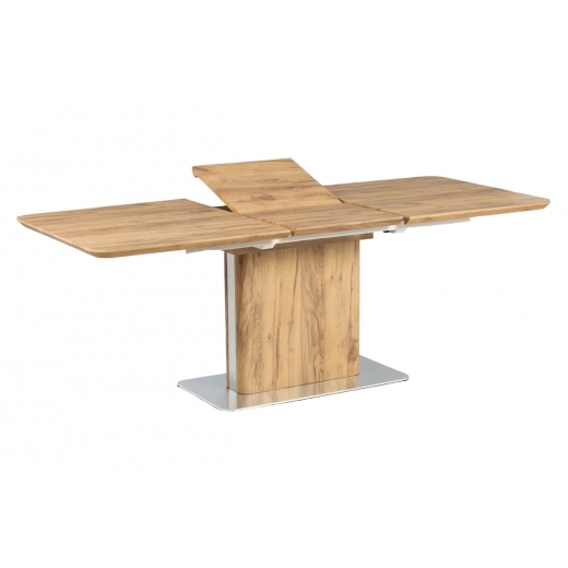 Jedálenský stôl rozkladací Jersey, 160 cm, dub - 1