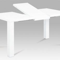 Jedálenský stôl rozkladací Lucia, 160 cm, biela - 2