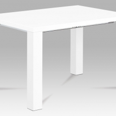 Jedálenský stôl rozkladací Lucia, 160 cm, biela - 3
