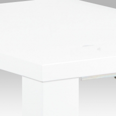 Jedálenský stôl rozkladací Lucia, 160 cm, biela - 5