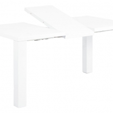 Jedálenský stôl rozkladací Lucia, 160 cm, biela - 1