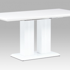 Jedálenský stôl rozkladací Nevada, 160 cm, biela - 3