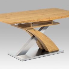 Jedálenský stôl rozkladací Norfolk, 160 cm, dub - 2