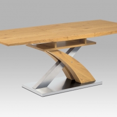 Jedálenský stôl rozkladací Norfolk, 160 cm, dub - 3