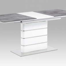Jedálenský stôl rozkladací Tampa, 180 cm, sivá / biela - 4