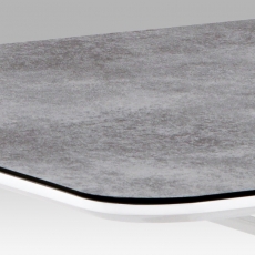 Jedálenský stôl rozkladací Tampa, 180 cm, sivá / biela - 5