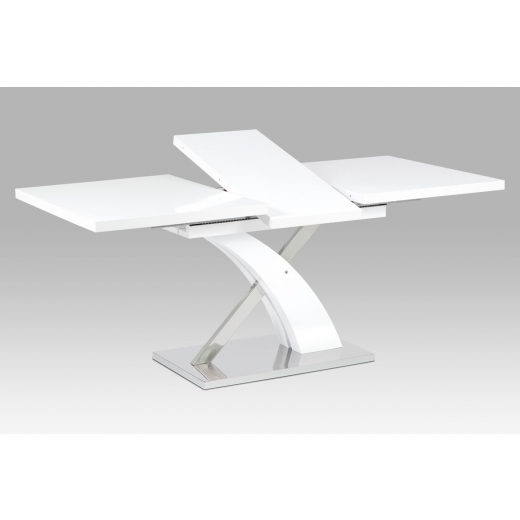Jedálenský stôl rozkladací Vista, 180 cm, biela - 1