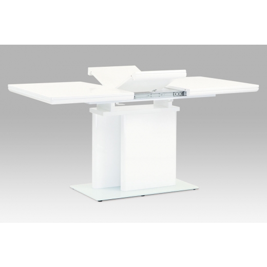 Jedálenský stôl rozkladací Wichitta, 120 cm, biela - 1