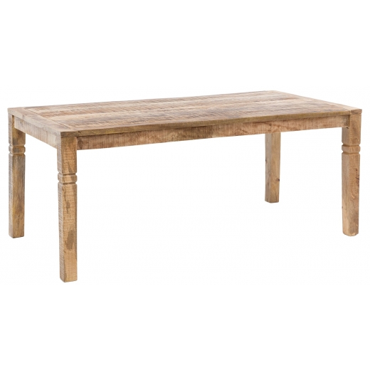 Jedálenský stôl Rustica, 120 cm, mangové drevo - 1