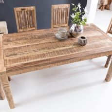 Jedálenský stôl Rustica, 120 cm, mangové drevo - 6