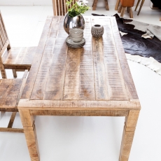Jedálenský stôl Rustica, 180 cm, mangové drevo - 7